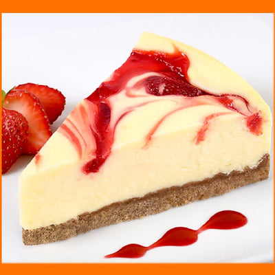 Slice Strawberry Cheesecake
