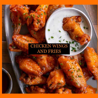 Chicken Wings and Fries